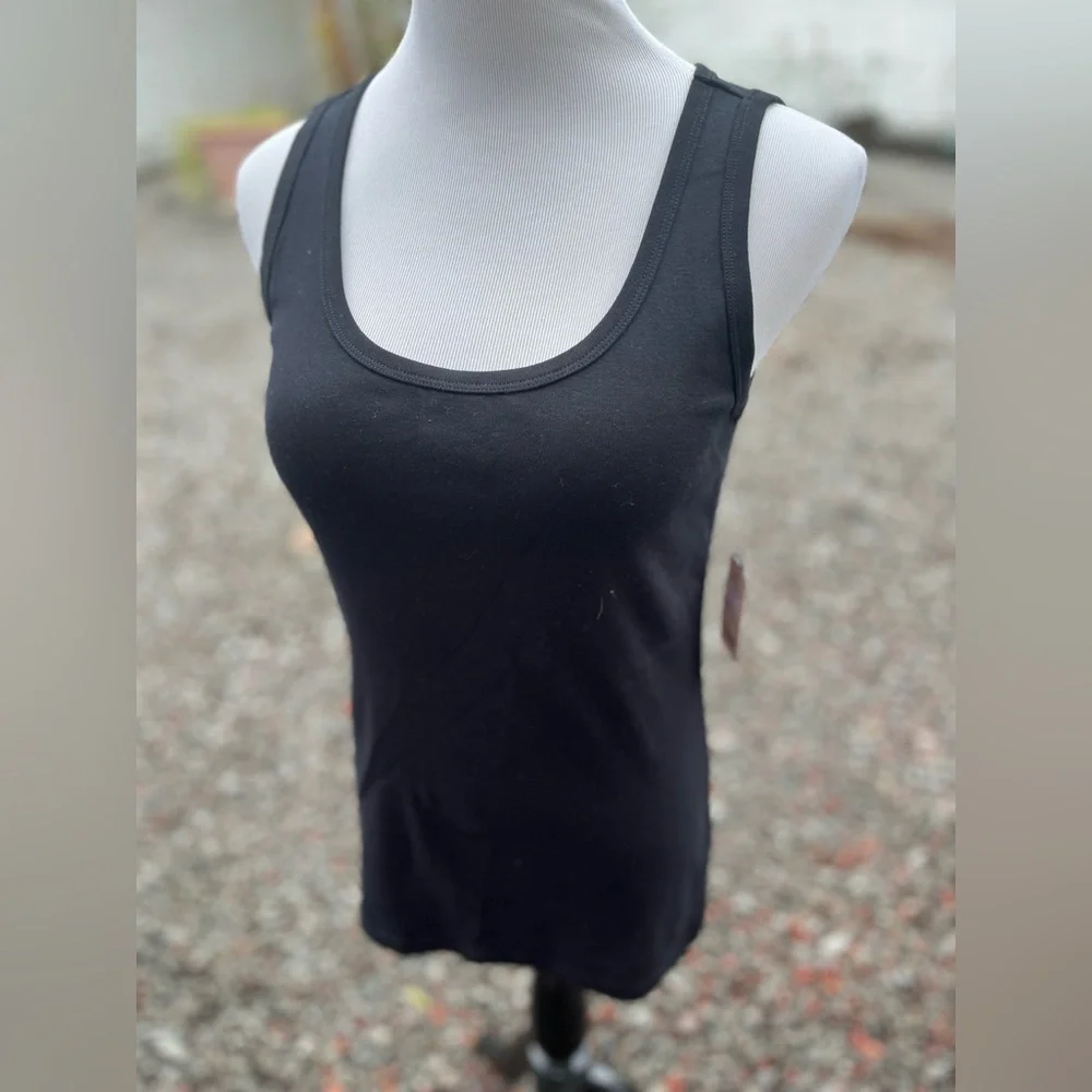 NWT St. John’s Bay Tank Top • Black - Picture 7 of 15